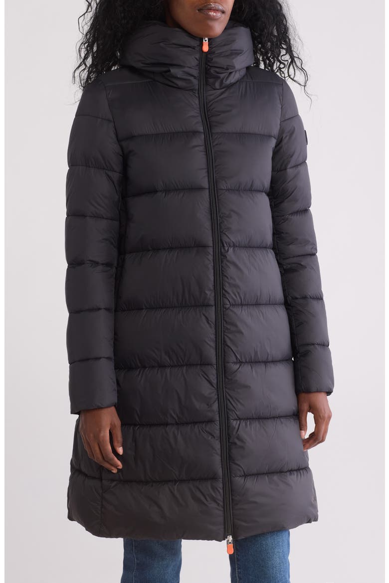 Rita Water Repellent Puffer Jacket, Main, color, BLACK