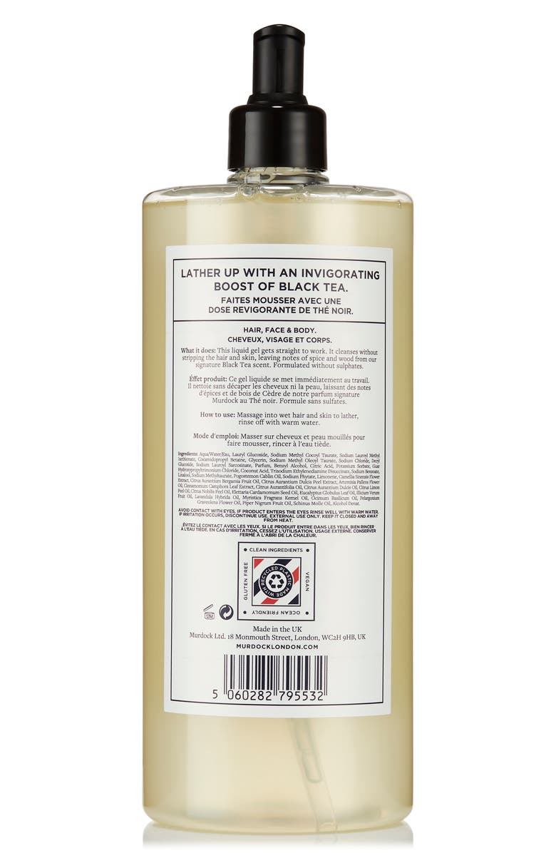 Murdock London Black Tea 3-in-1 Wash $96 Value, Alternate, color, 