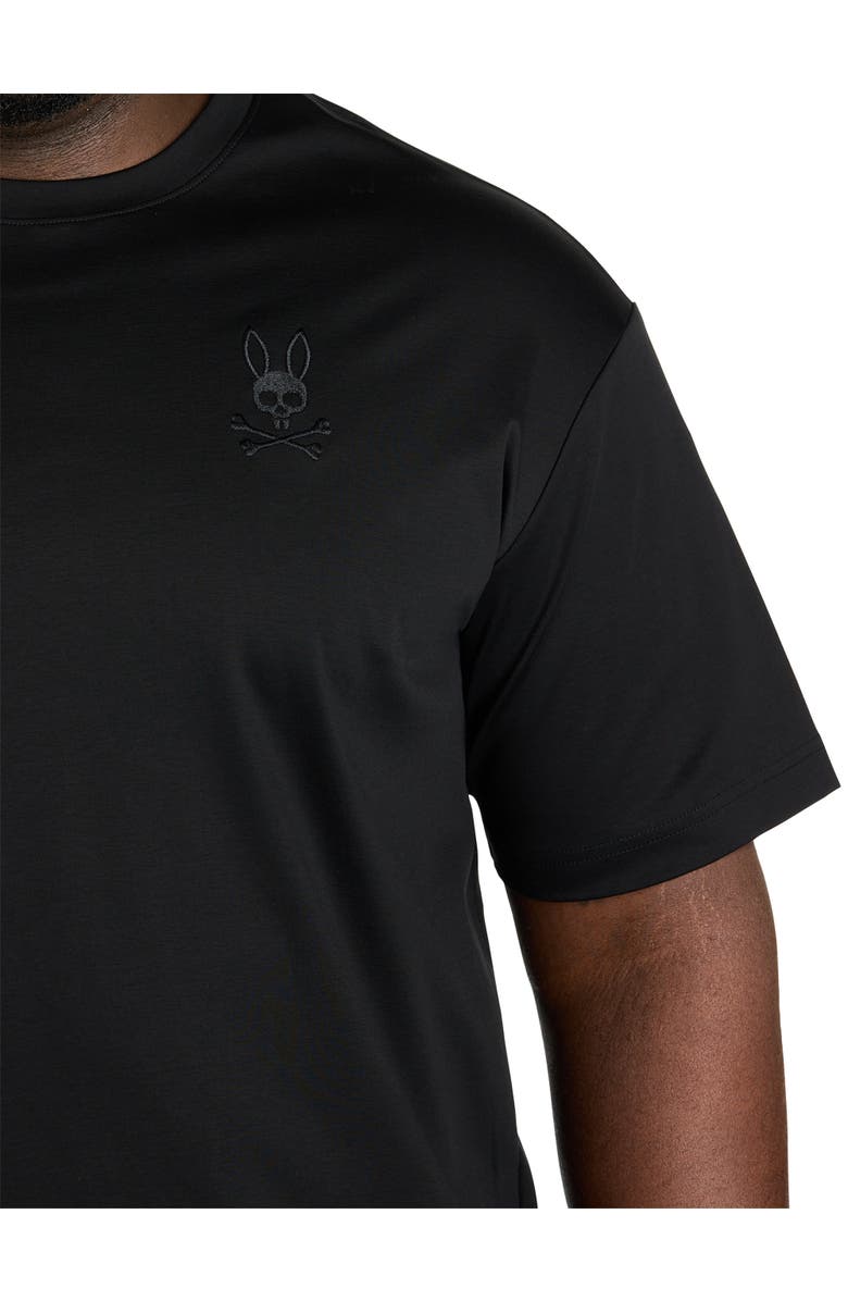 Psycho Bunny Big & Tall Oscar Relaxed-Fit Graphic Tee, Alternate, color, Black