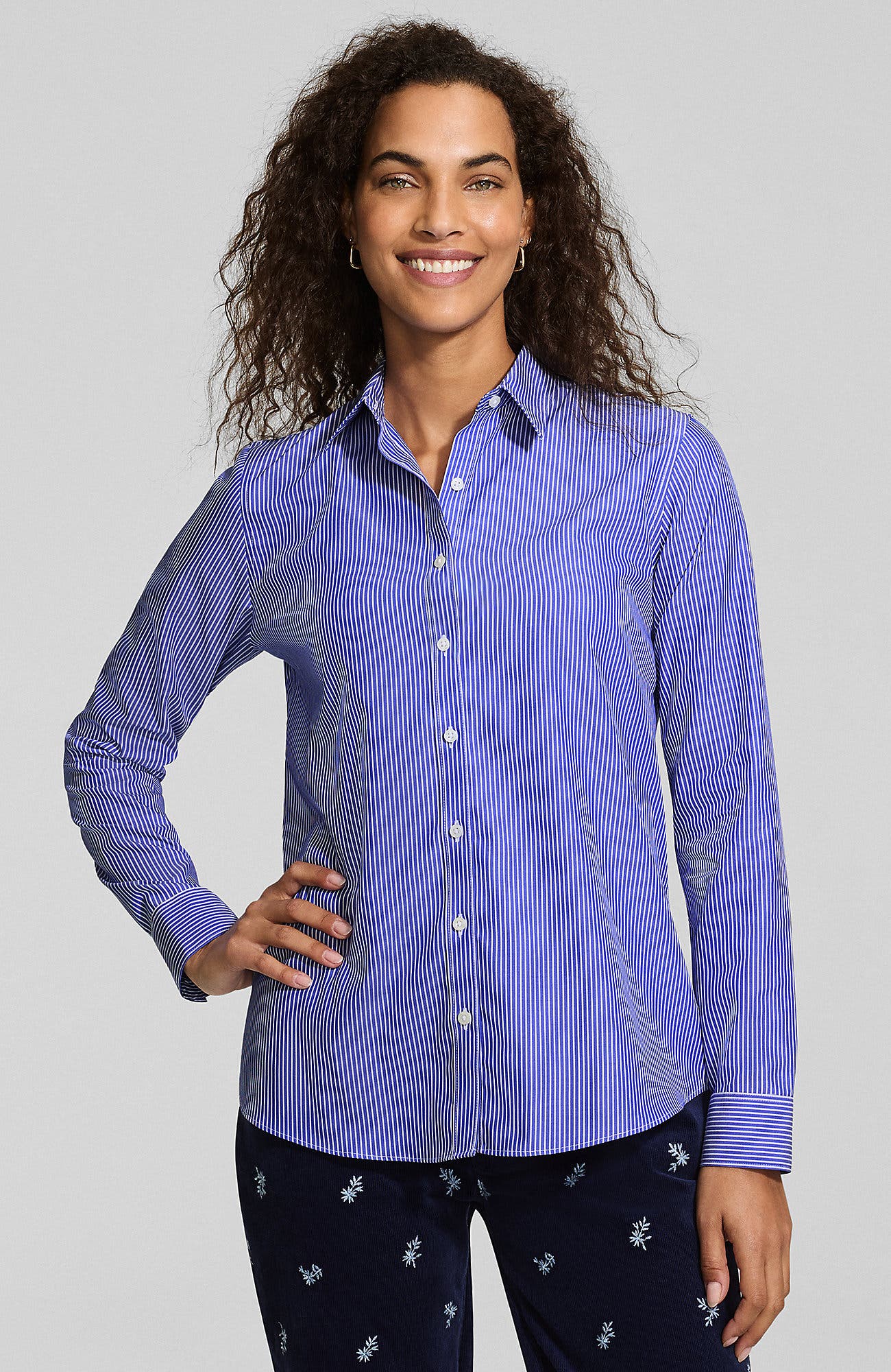 Sapphire Gem Thin Stripes