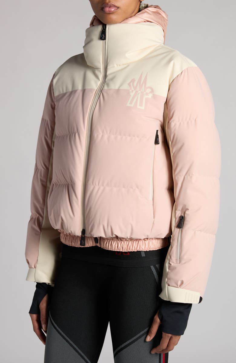 Moncler Grenoble Stennes Down Bomber Jacket, Alternate, color,