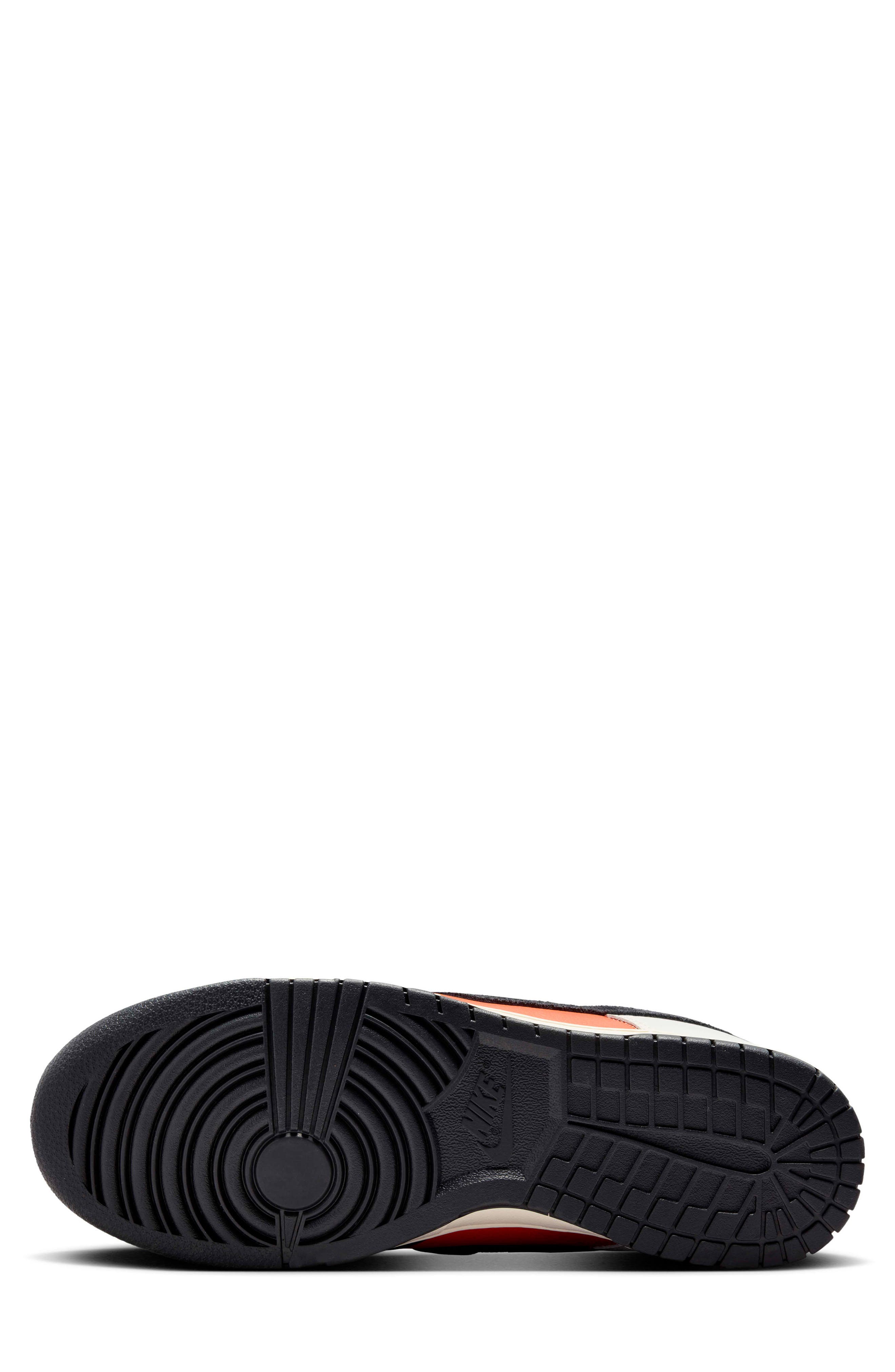 Dunk Low Retro Basketball Sneaker, Alternate, color, PHANTOM/ CORAL/ IVORY/ BLACK
