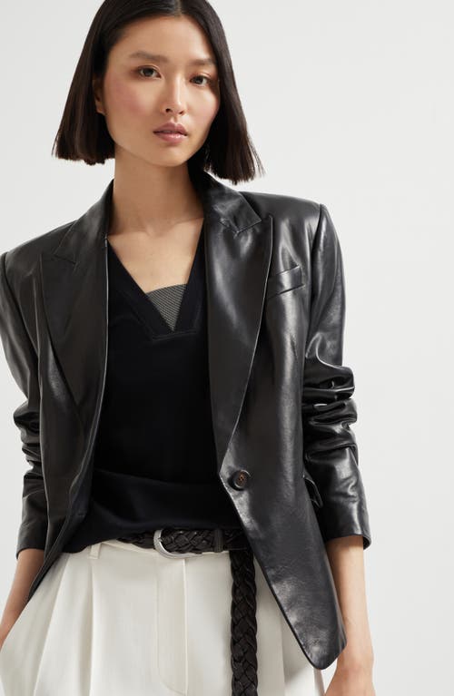 Brunello Cucinelli Nappa Leather Blazer