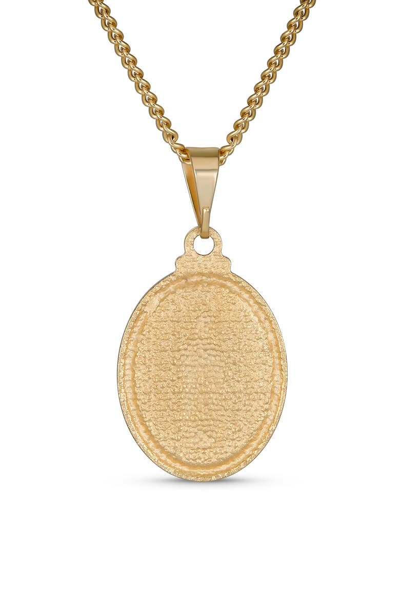 Religious Pendant Necklace, Alternate, color, GOLD-TONE