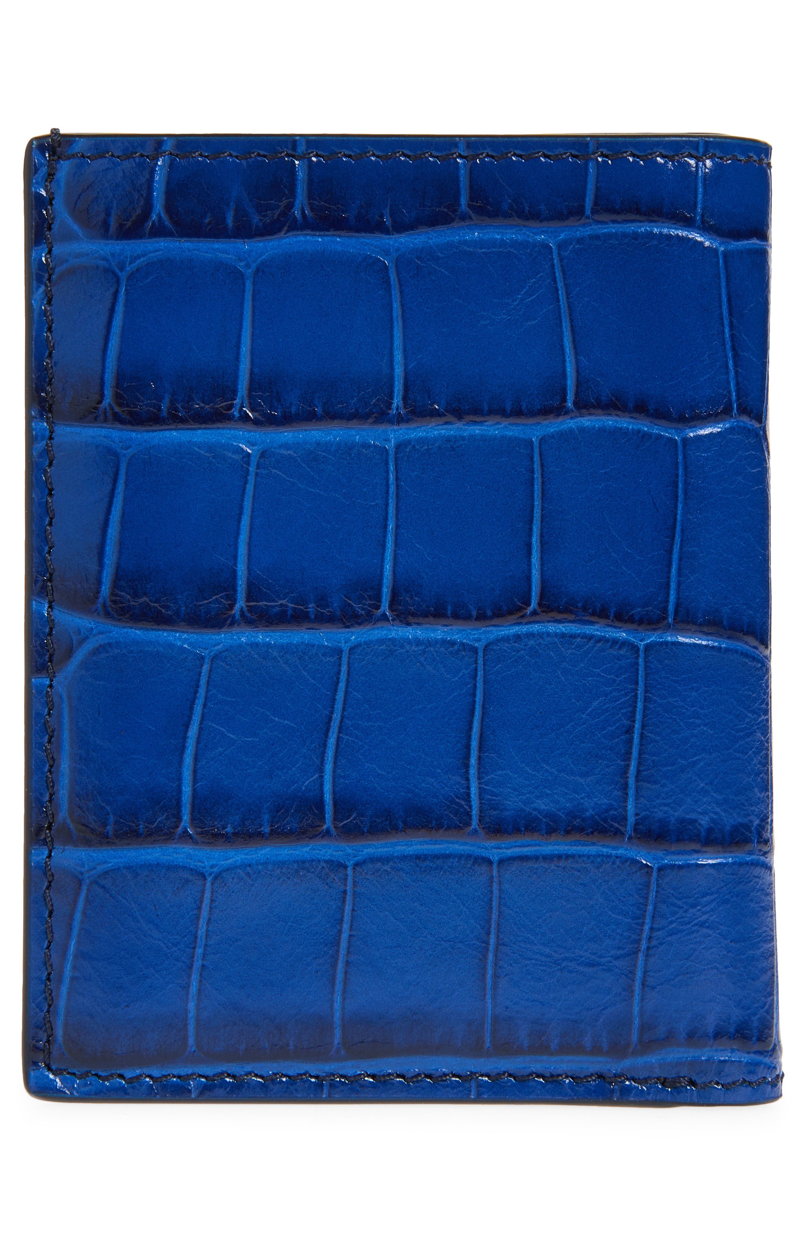 TOM FORD Croc Embossed Bifold Wallet (Men) | Nordstrom