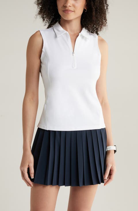 Replay Half Zip Polo Tank