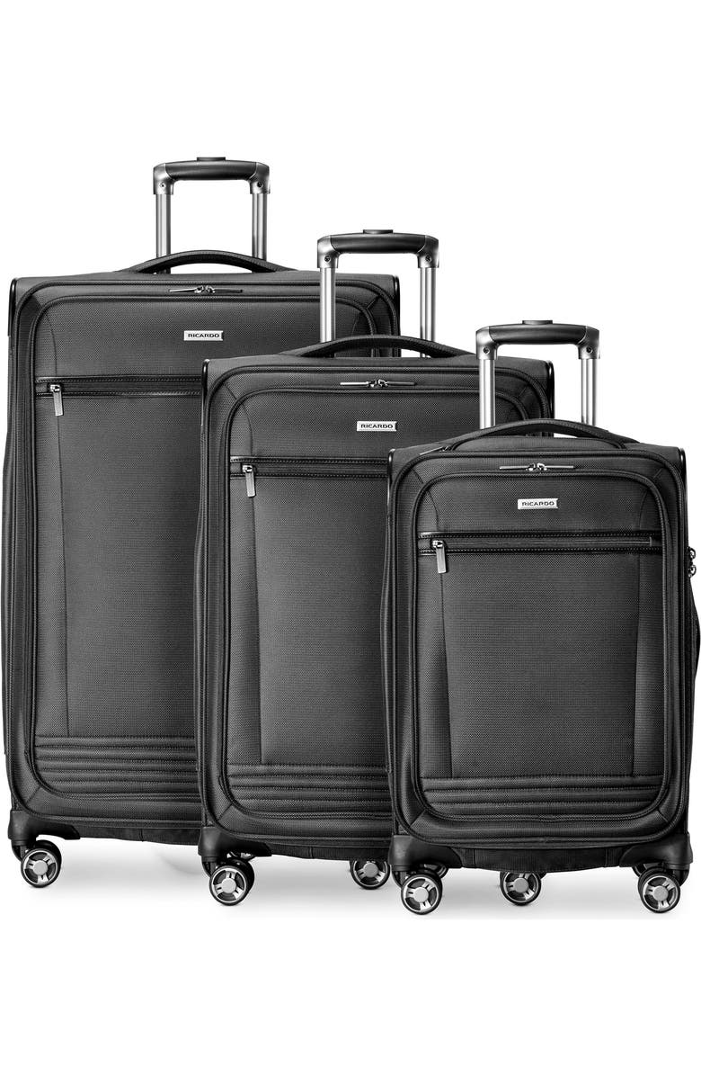 Ricardo Beverly Hills Avalon Softside 3 Piece Luggage, Main, color, Black