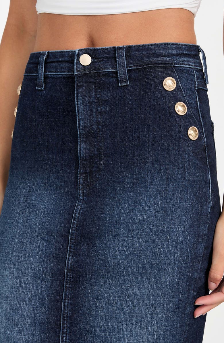 GUESS Riley Denim Skirt, Alternate, color, 