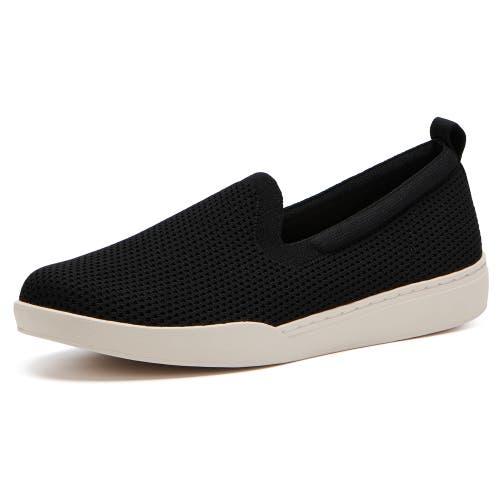 Abeo Encore Knit Slip On In Black - Metatarsal