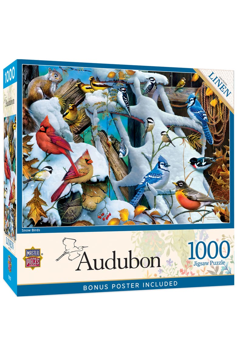 Snow Birds 1000 Piece Jigsaw Puzzle, Main, color, Multicolor