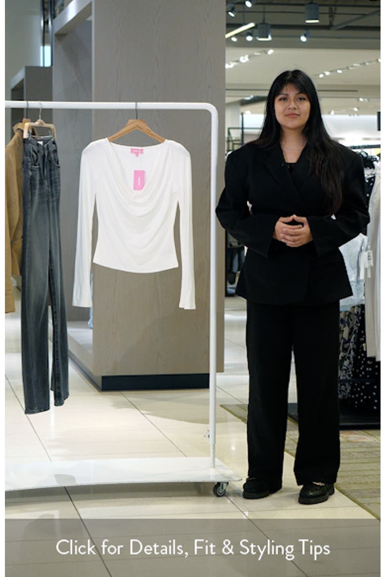 Marilla Cowl Neck Crop Top video
