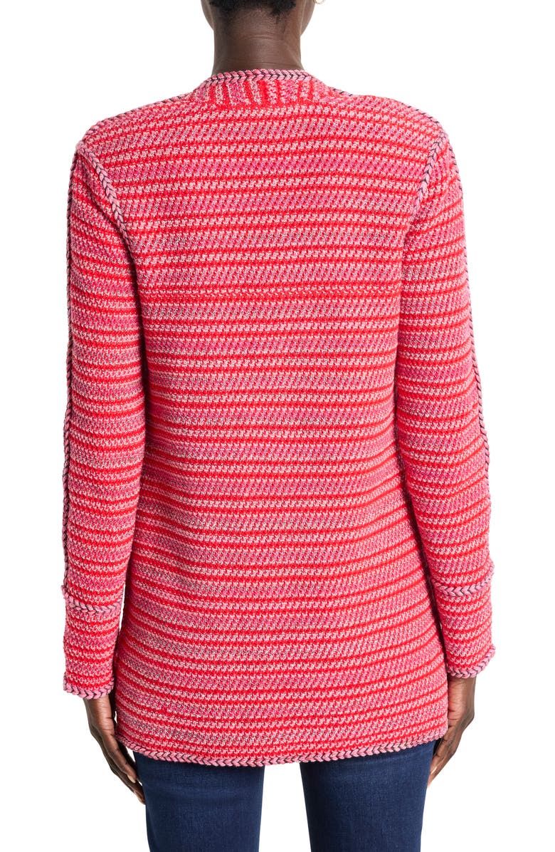 NIC+ZOE Heat Clash Cardigan, Alternate, color, Haute Red