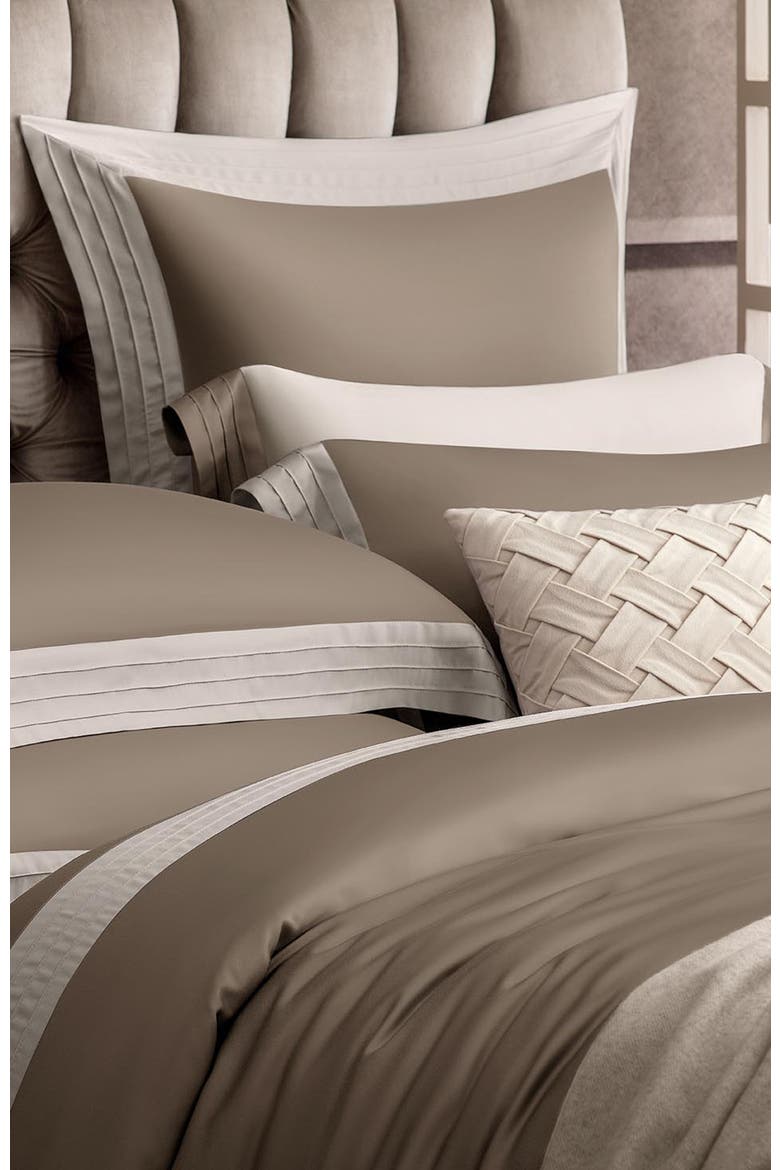 Eden Duvet Cover, Alternate, color, Brown