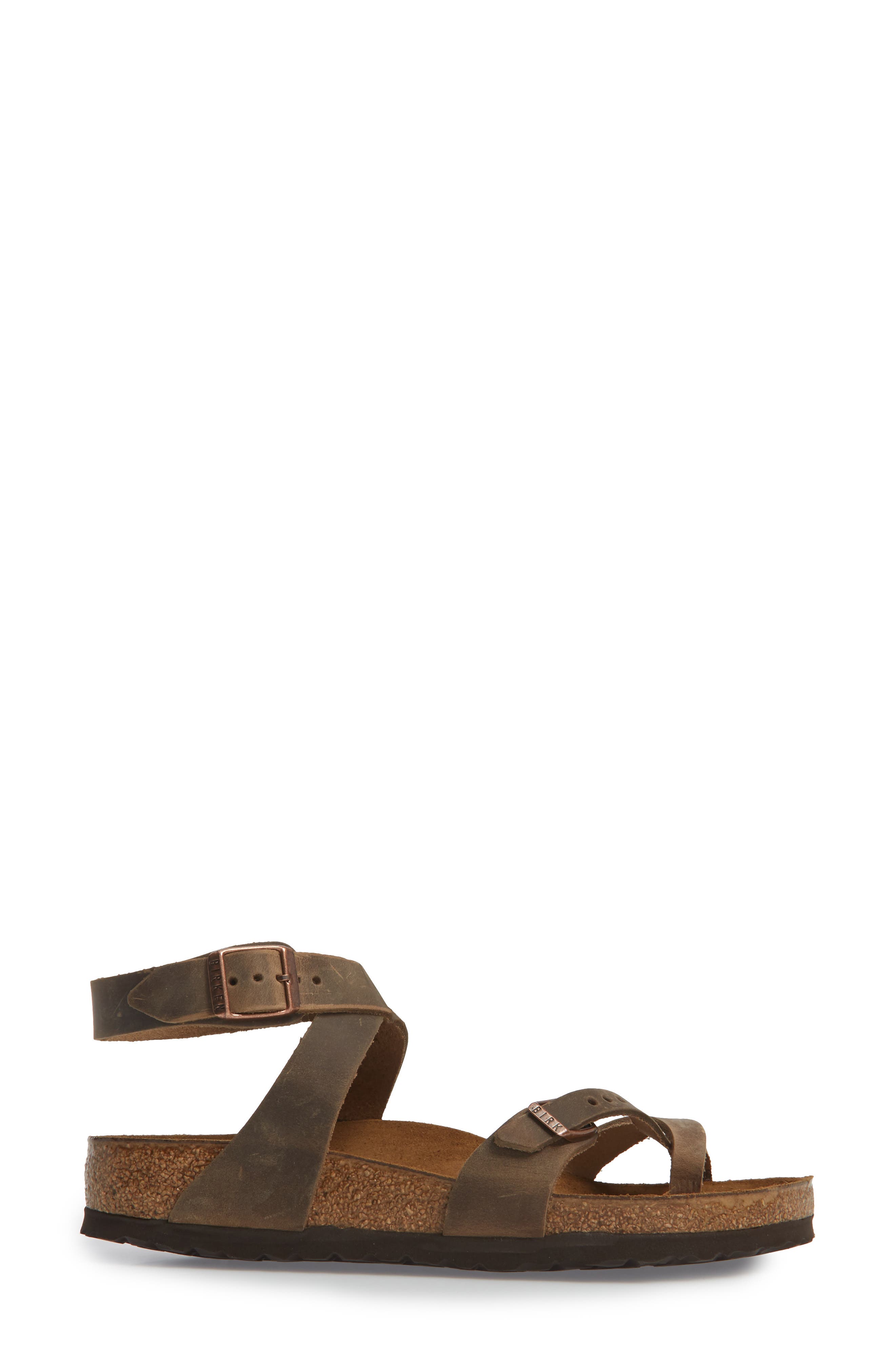 birkenstock yara tobacco brown Yara Ankle Wrap Sandal (Women)