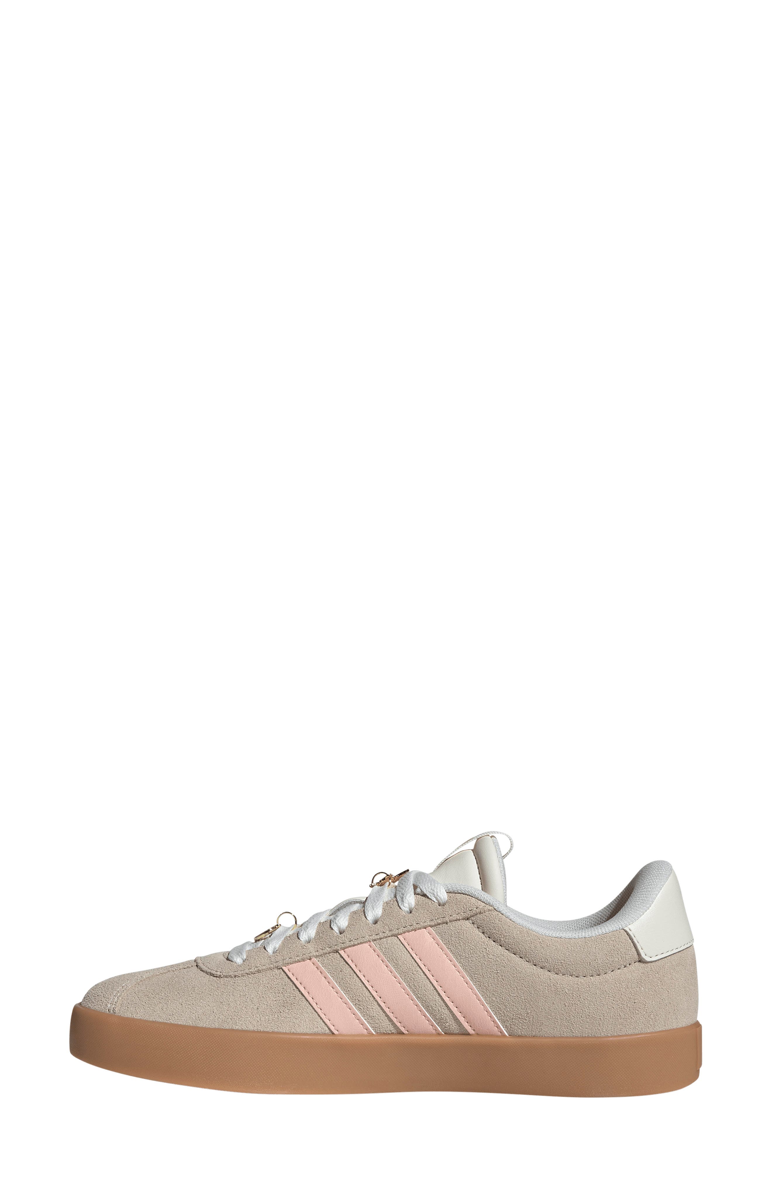 VL Court 3.0 Sneaker, Alternate, color, CRYSTAL LINEN/ PINK/ OFF WHITE