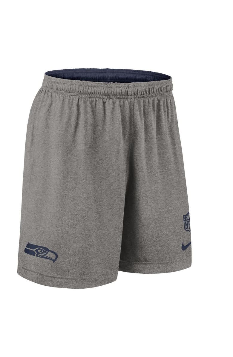 Nike Men's Nike College Navy Seattle Seahawks Sideline Reversible Performance Shorts, Alternate, color, College Navy