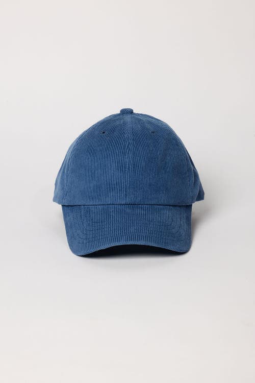 Hat Attack Cord Cap In Blue