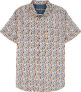 Robert Graham Livingston Stretch Short Sleeve Button-Up Shirt