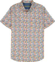 Robert Graham Livingston Stretch Short Sleeve Button-Up Shirt