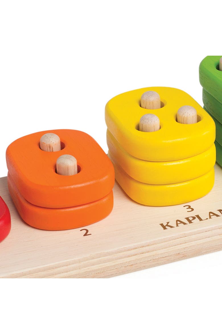 Toddler Stacking Number Board, Alternate, color, Multicolor