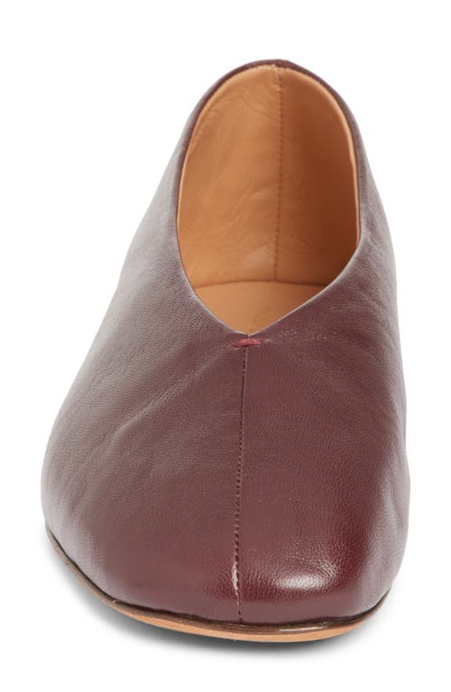 Mansur Gavriel Glove Flat In Brown