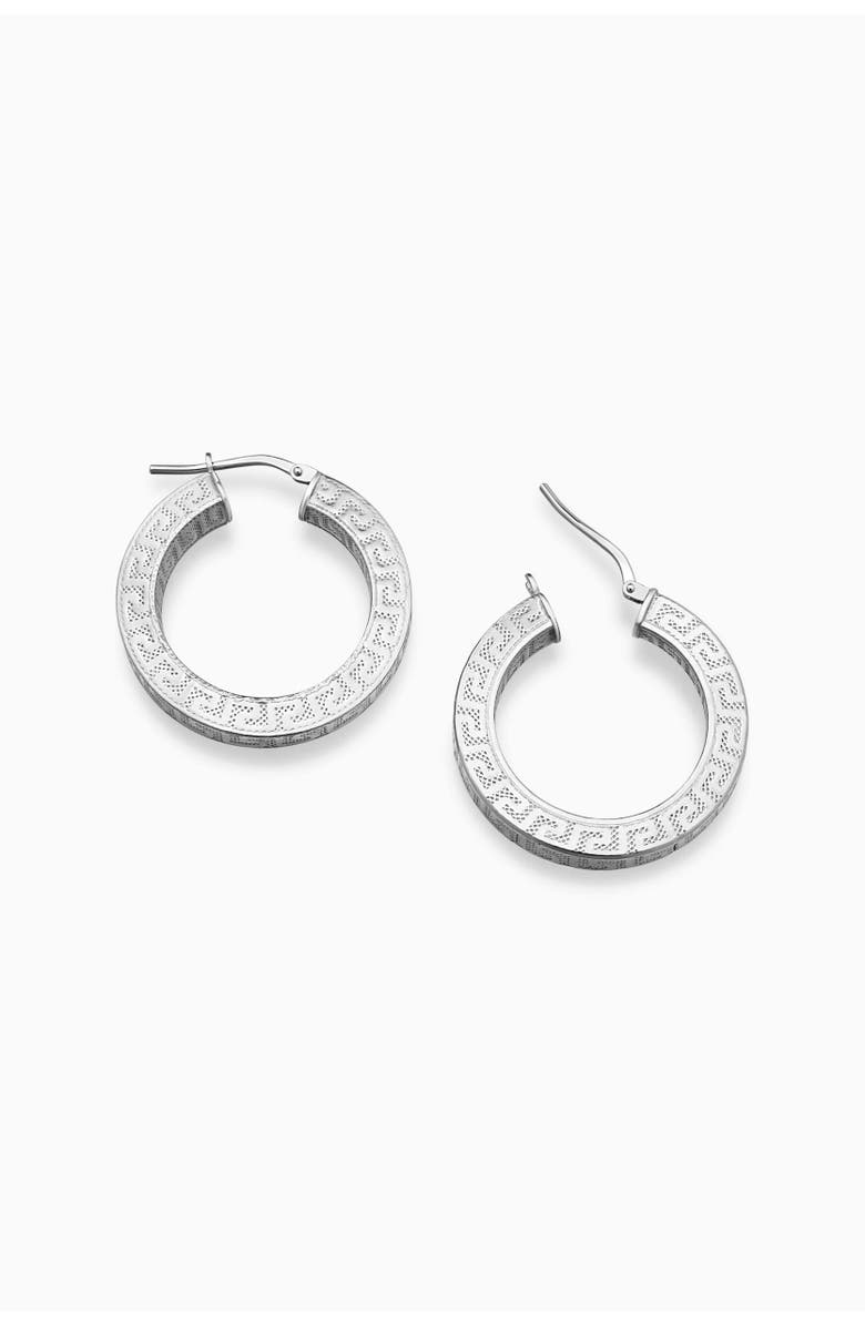 Oradina Sterling Silver Olympia Hoops, Alternate, color, Silver