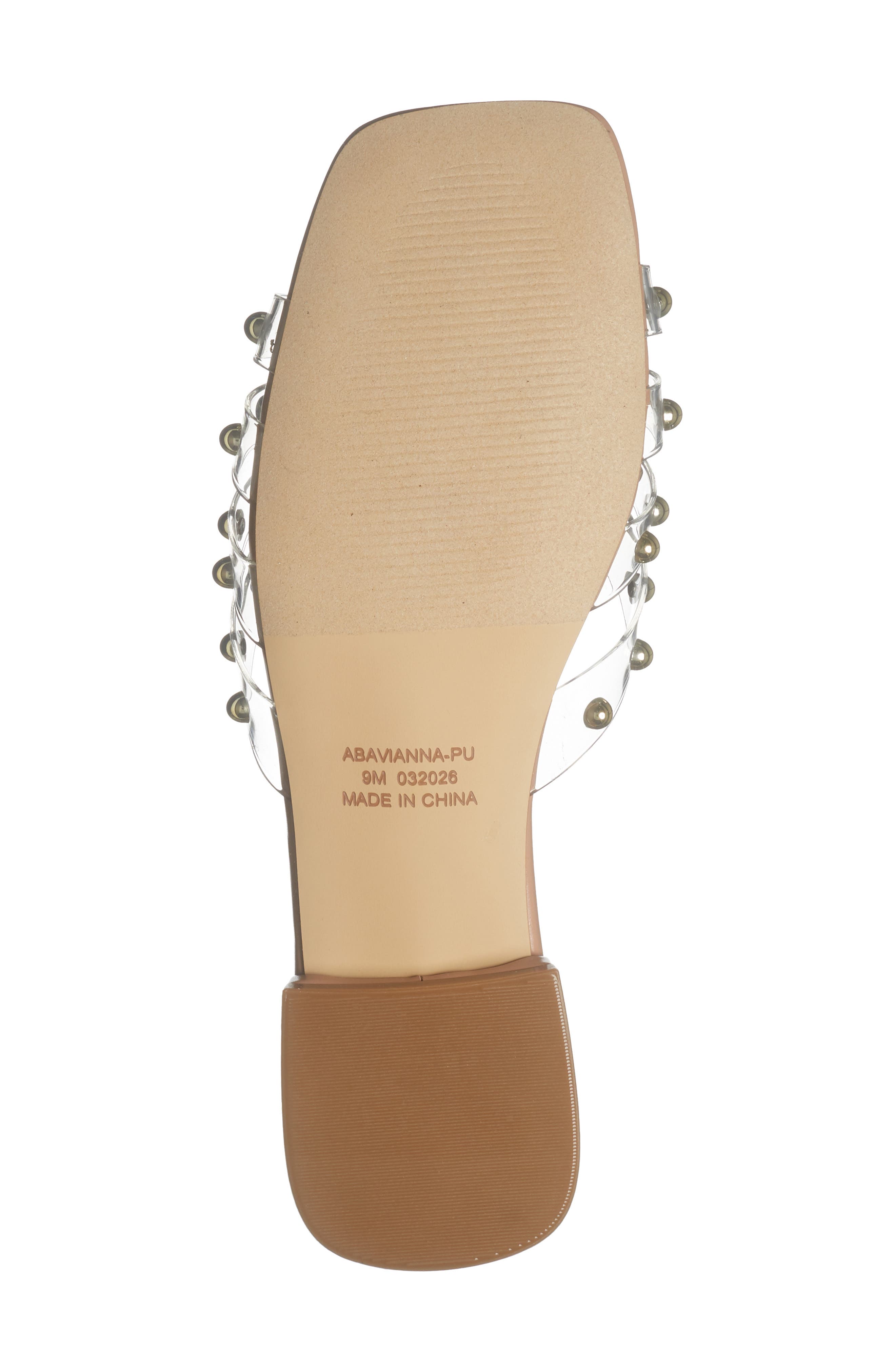 Abound Avianna Studded Slide Sandal, Alternate, color, Clear