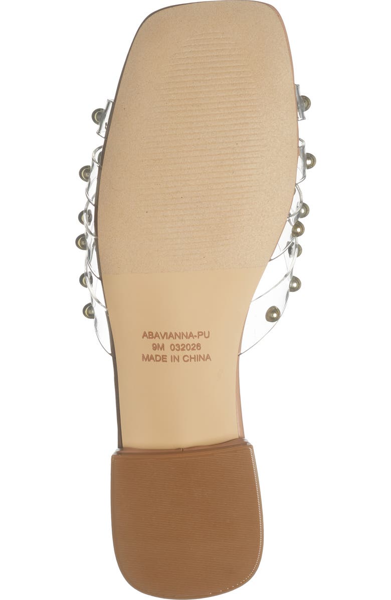 Abound Avianna Studded Slide Sandal, Alternate, color, Clear