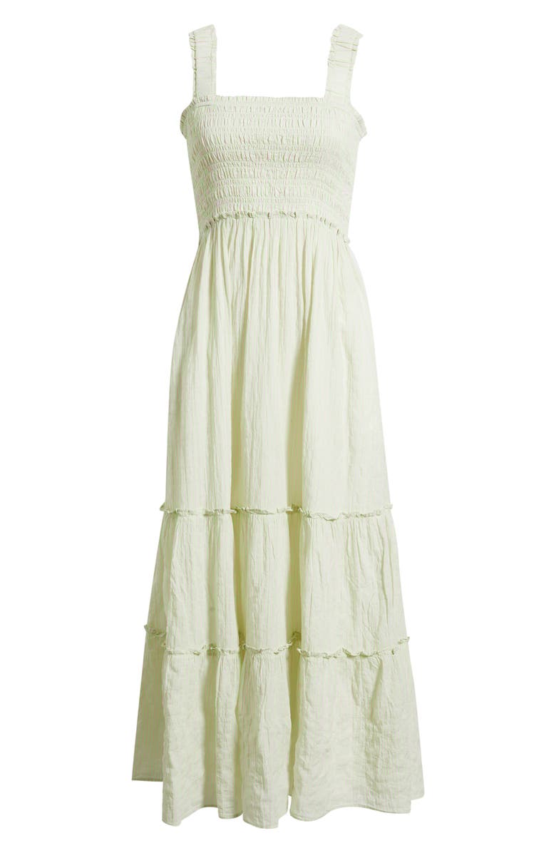 Lilly Pulitzer<sup>®</sup> Hadly Stripe Sleeveless Maxi Dress, Alternate, color, Pistachio X Conch Shell Pink