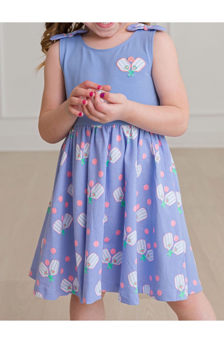 RuffleButts Tie Shoulder Twirl Dress, Alternate, color,