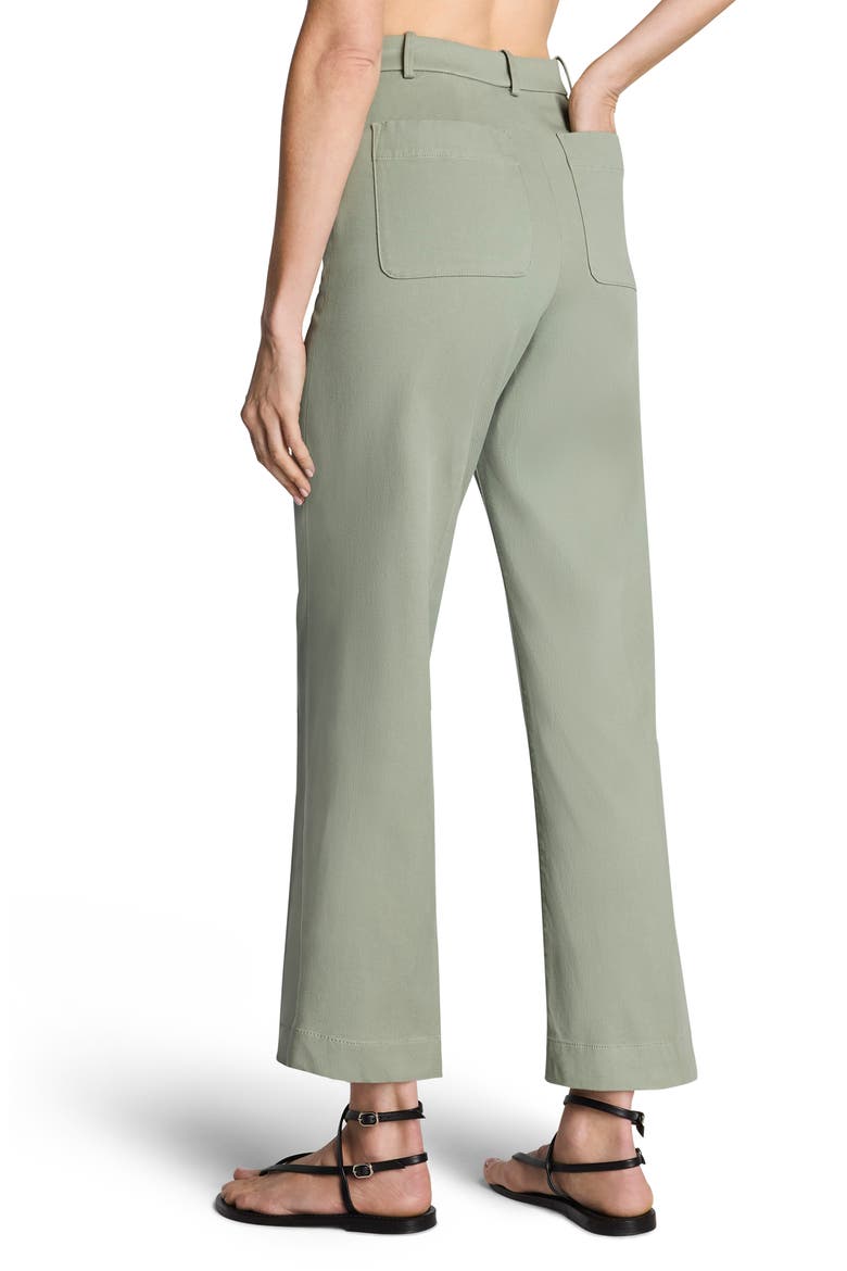 SPANXsupersmooth™ Crop Easy Flare Stretch Twill Pants, Alternate, color, SAGE BRUSH