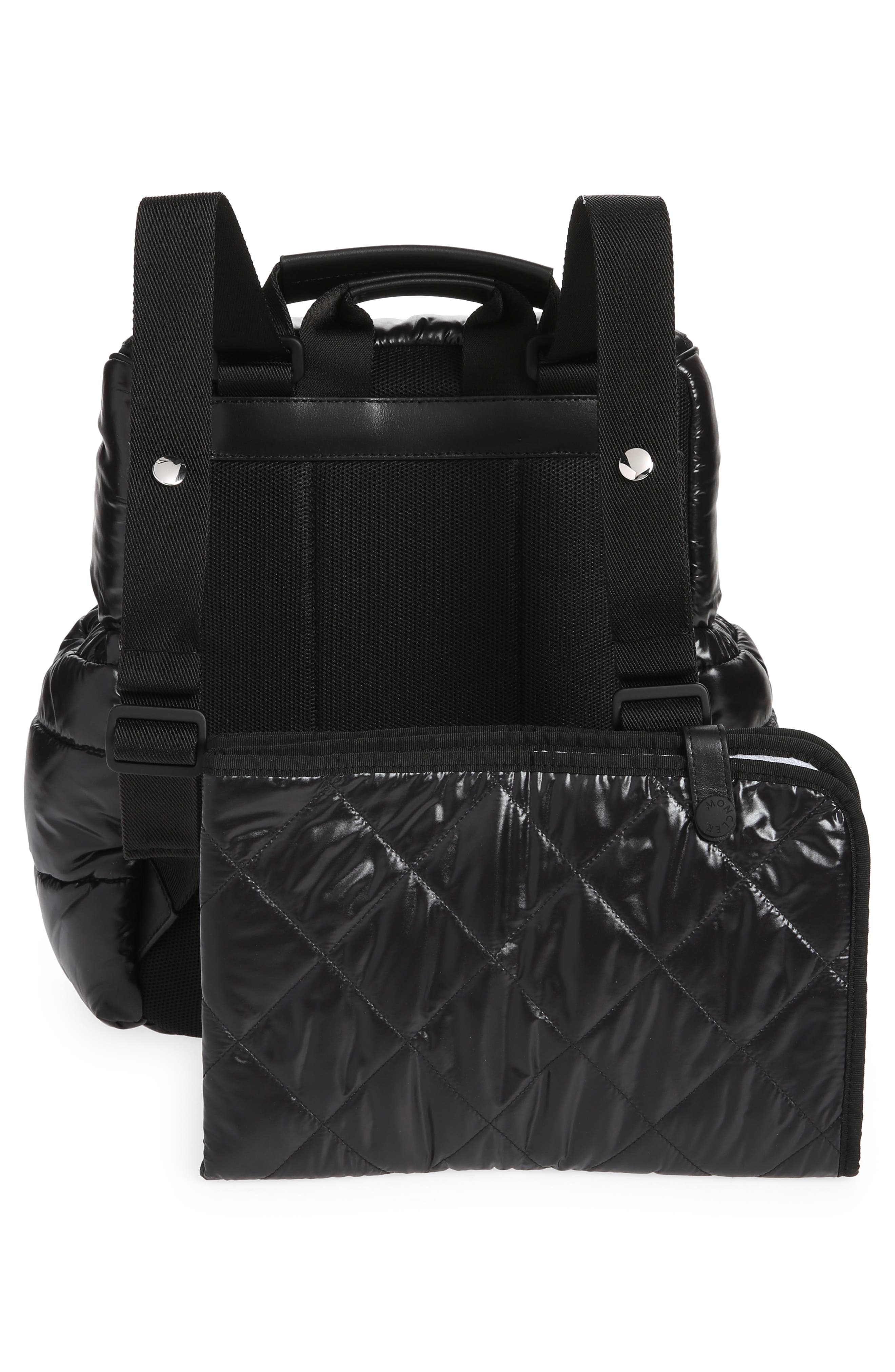 Moncler Nylon Diaper Backpack, Alternate, color, 