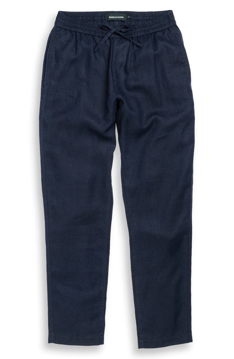 Rodd & Gunn Linen Resort Pants, Alternate, color, Navy