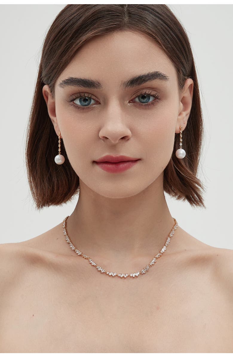 Classicharms Electra Rivière Freshwater Pearl Drop Earrings, Alternate, color, Gold