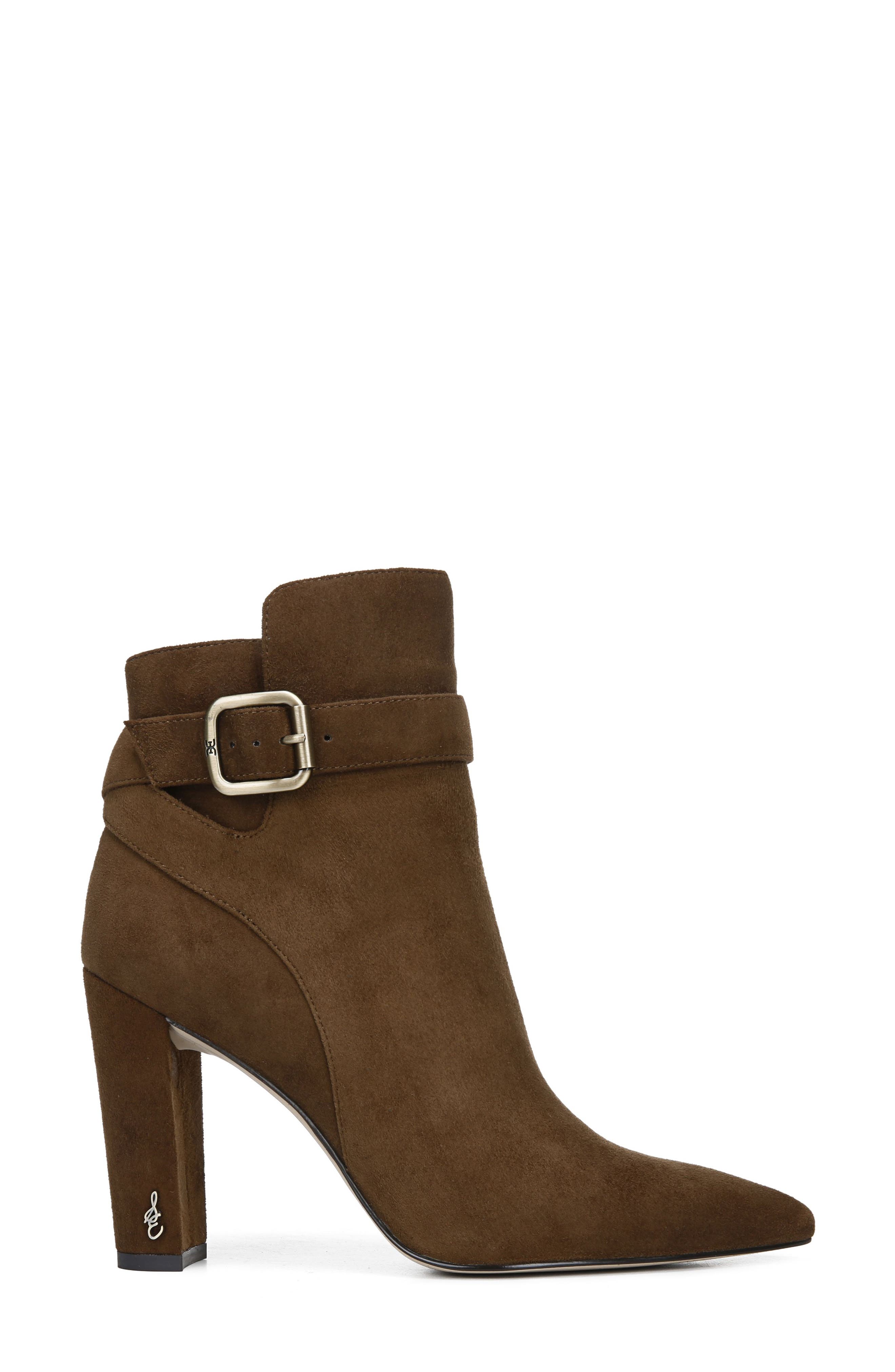 Rita Pointed Toe Bootie, Alternate, color, TOASTED COCONUT SUEDE