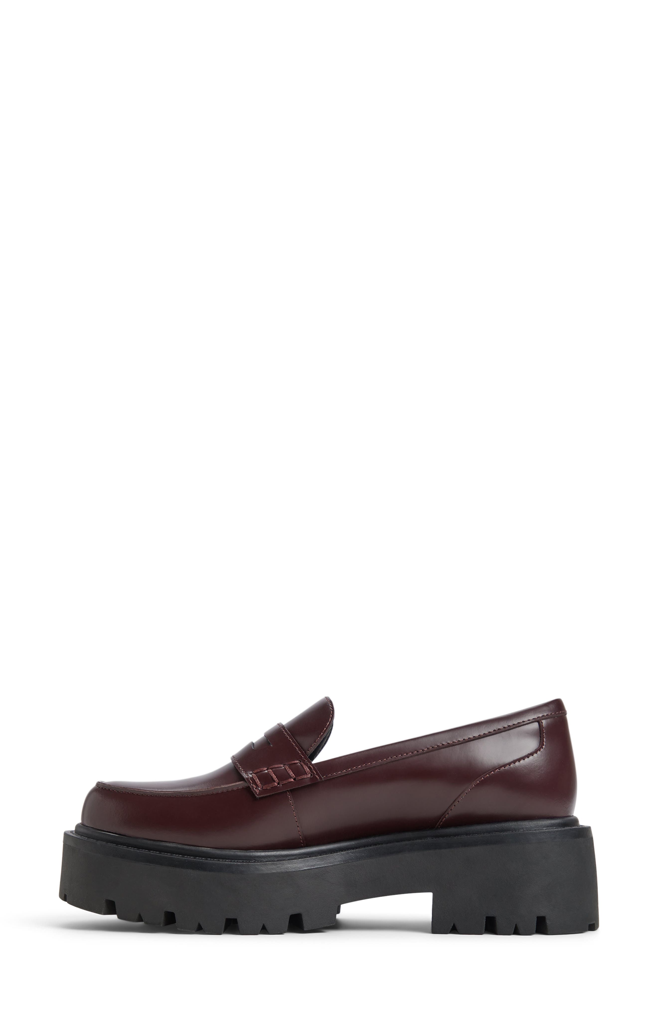 ALDO Cadaycia Platform Penny Loafer, Alternate, color, Bordo