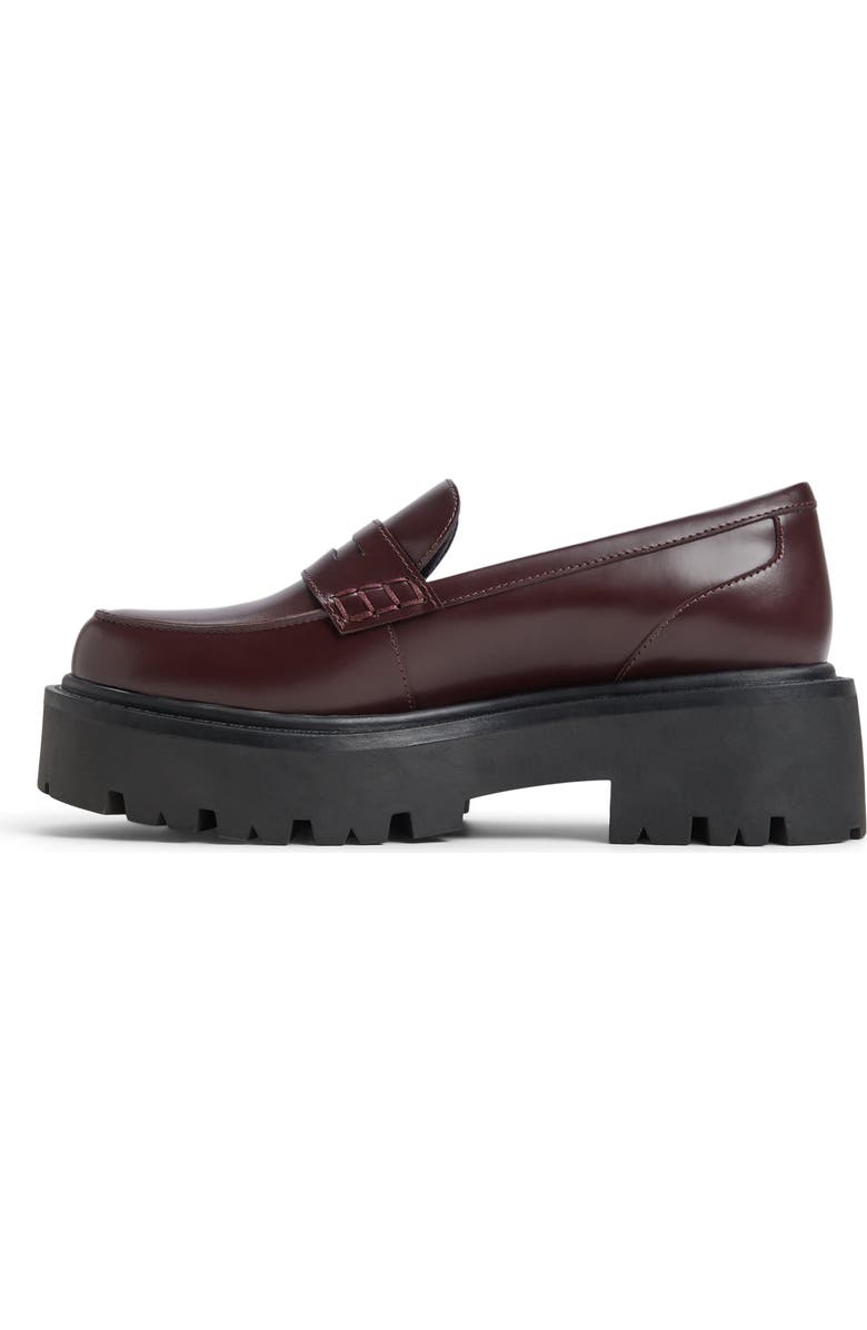 ALDO Cadaycia Platform Penny Loafer, Alternate, color, Bordo