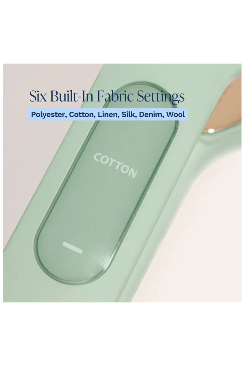 The Nori Press Steam Handheld Steamer & Iron, Alternate, color, GREEN TONES