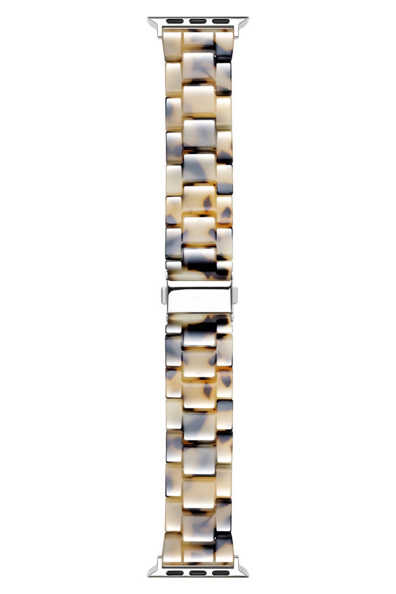 Claire 20mm Apple Watch® Bracelet Watchband, Main, color, LIGHT NATURAL TORTOISE