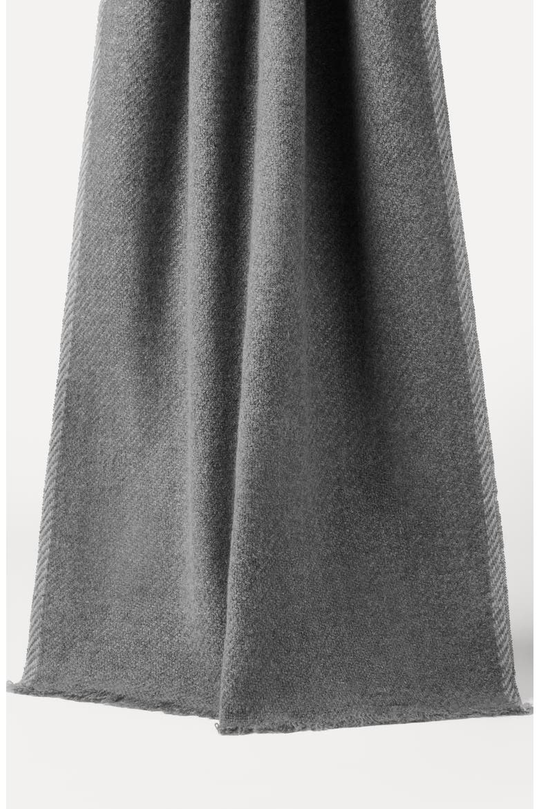 Cashmere scarf, Alternate, color, Medium Grey