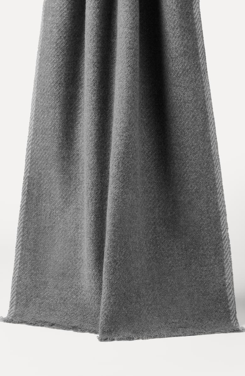 Brunello Cucinelli Cashmere scarf, Alternate, color, Medium Grey