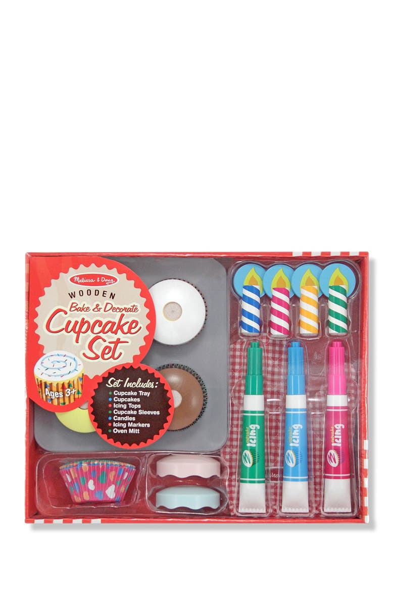 Melissa & Doug Toy Cupcake Playset, Main, color, 