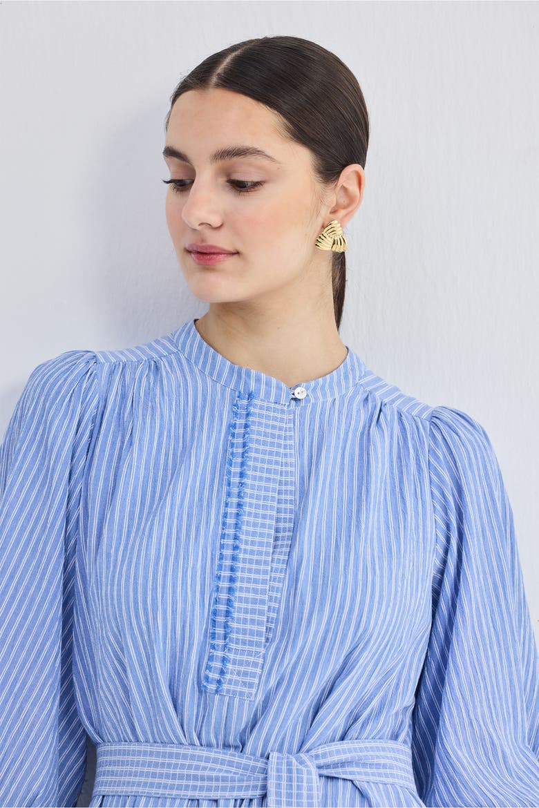 Oversized Tunic Dress with Optional Belt, Alternate, color, Stylish Symmetry