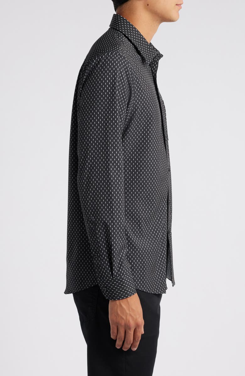 Nordstrom Trim Fit Stretch Performance Print Button-Up Shirt, Alternate, color,