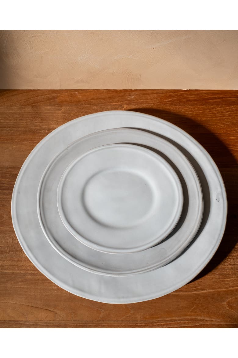 Cloud Oval Serving Tray, Alternate, color, White