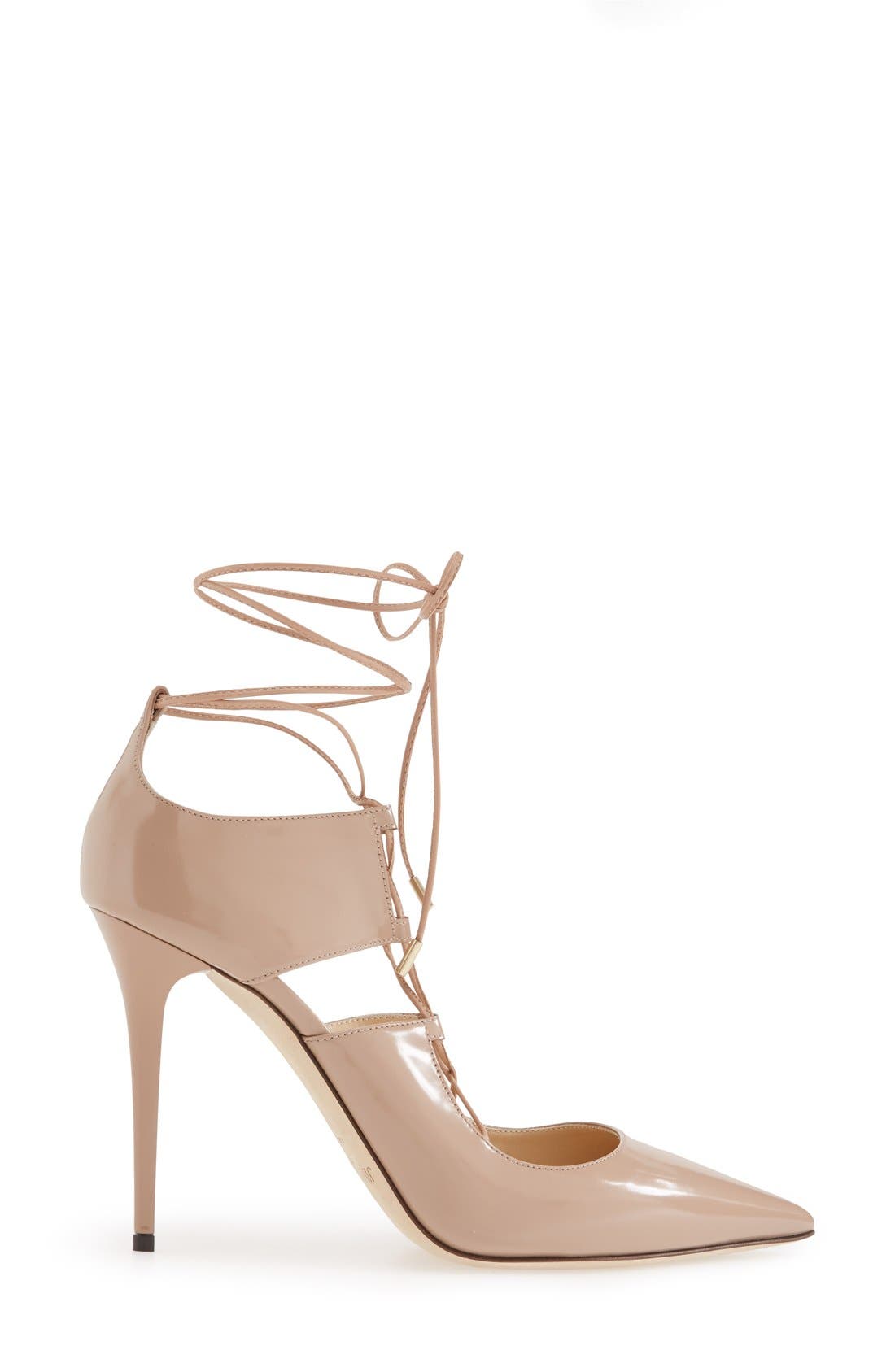'Hoops' Pump, Alternate, color, BALLET PINK LEATHER