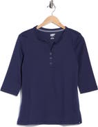 Lands' End Cotton Henley Tunic
