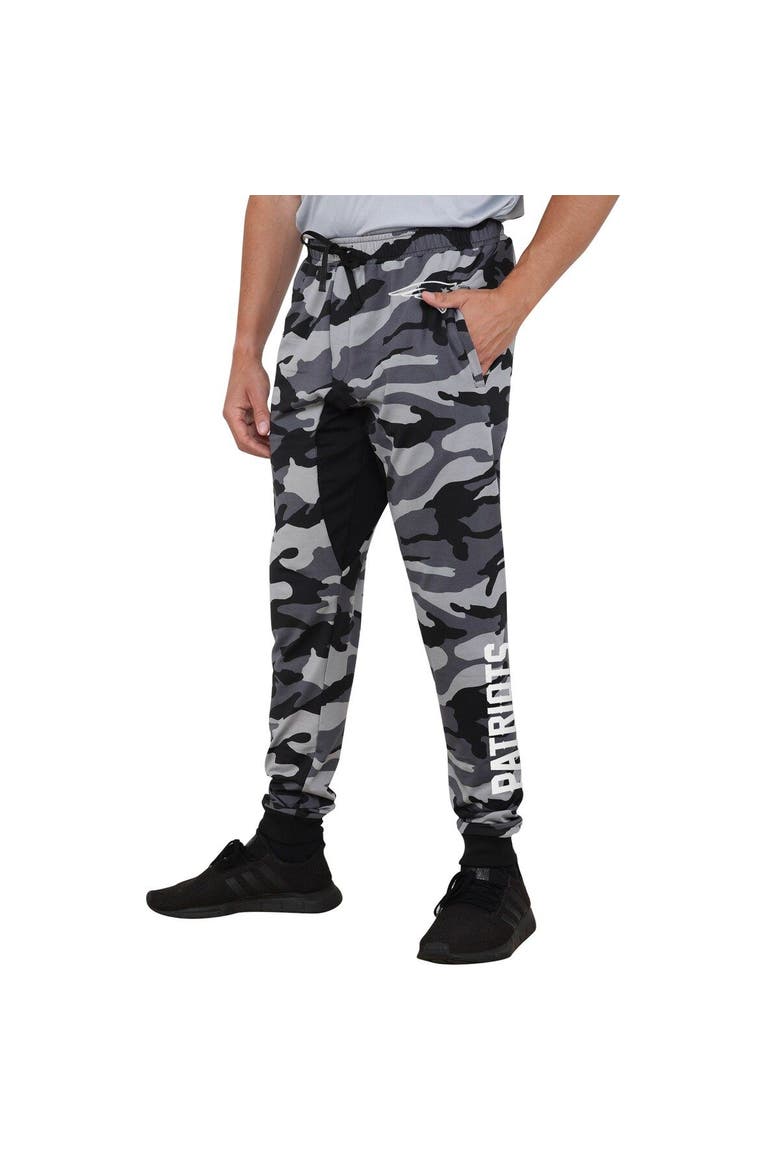 Men's FOCO Black New England Patriots Camo Jogger Pants, Alternate, color, Black