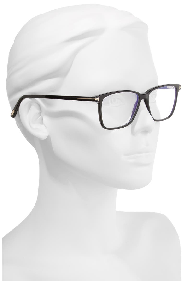 55mm Irregular optical glasses, Alternate, color, BLACK/ BLUE