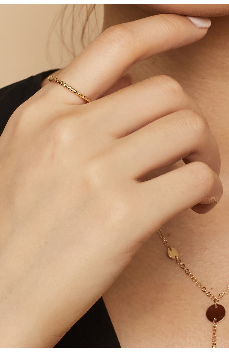 Oradina 14K Yellow Gold Skyline Ring, Alternate, color, Yellow Gold